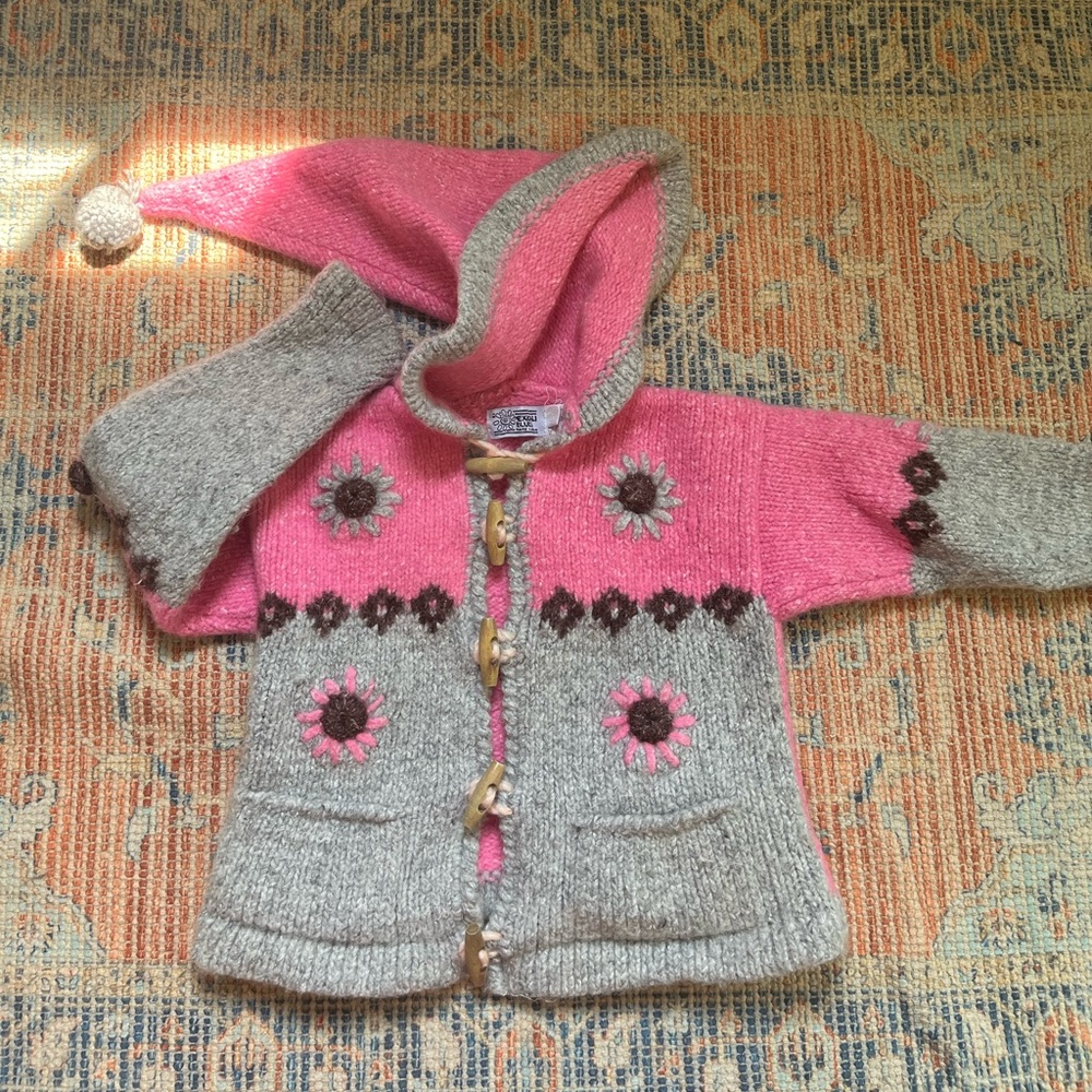 mexicali blues cottage core baby sweater!
